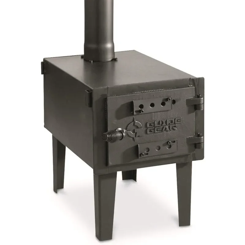 Camping Cooking Materials - % เตาเผาไม้กลางแจ้ง แบบพกพาพร้อมท่อปล่องไฟสําหรับทําอาหาร แคมป์ปิ้ง เต็นท์ เดินป่า