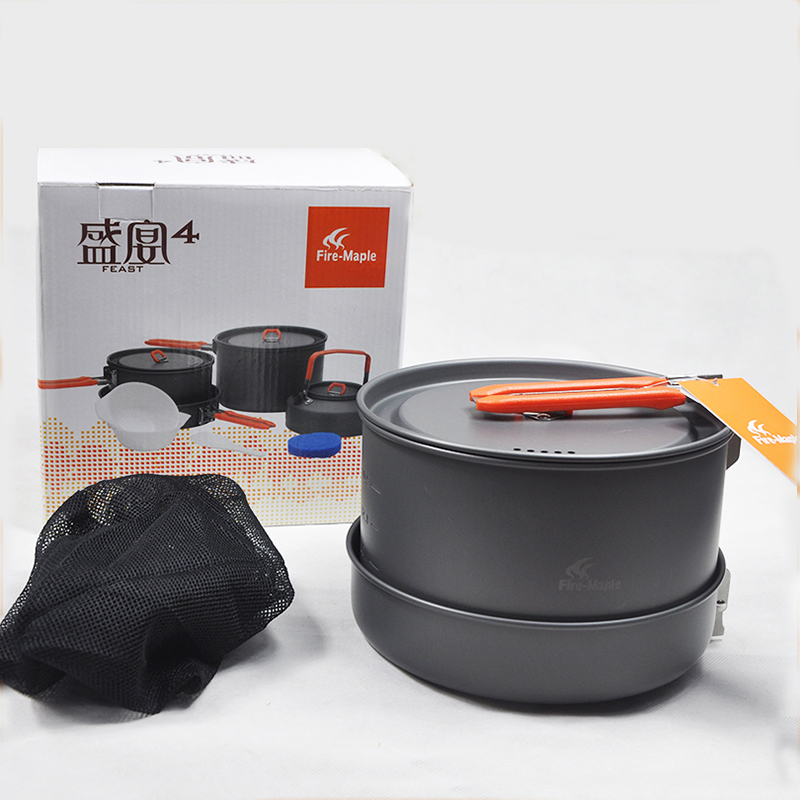 Camping Cooking Set For 4 - ชุดเครื่องครัว Fire Maple 4-5 คน, กระทะ
