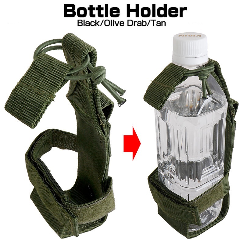 Camping Cooking Bag - Molle ผู้ถือขวดน้ําเข็มขัดไนลอนกระเป๋าเดินทางกลางแจ้งขี่ตั้งแคมป์เดินป่าการล่าสัตว์อุปกรณ์เสริมโรงอาหารกาต้มน้ํา Carrier Pouch