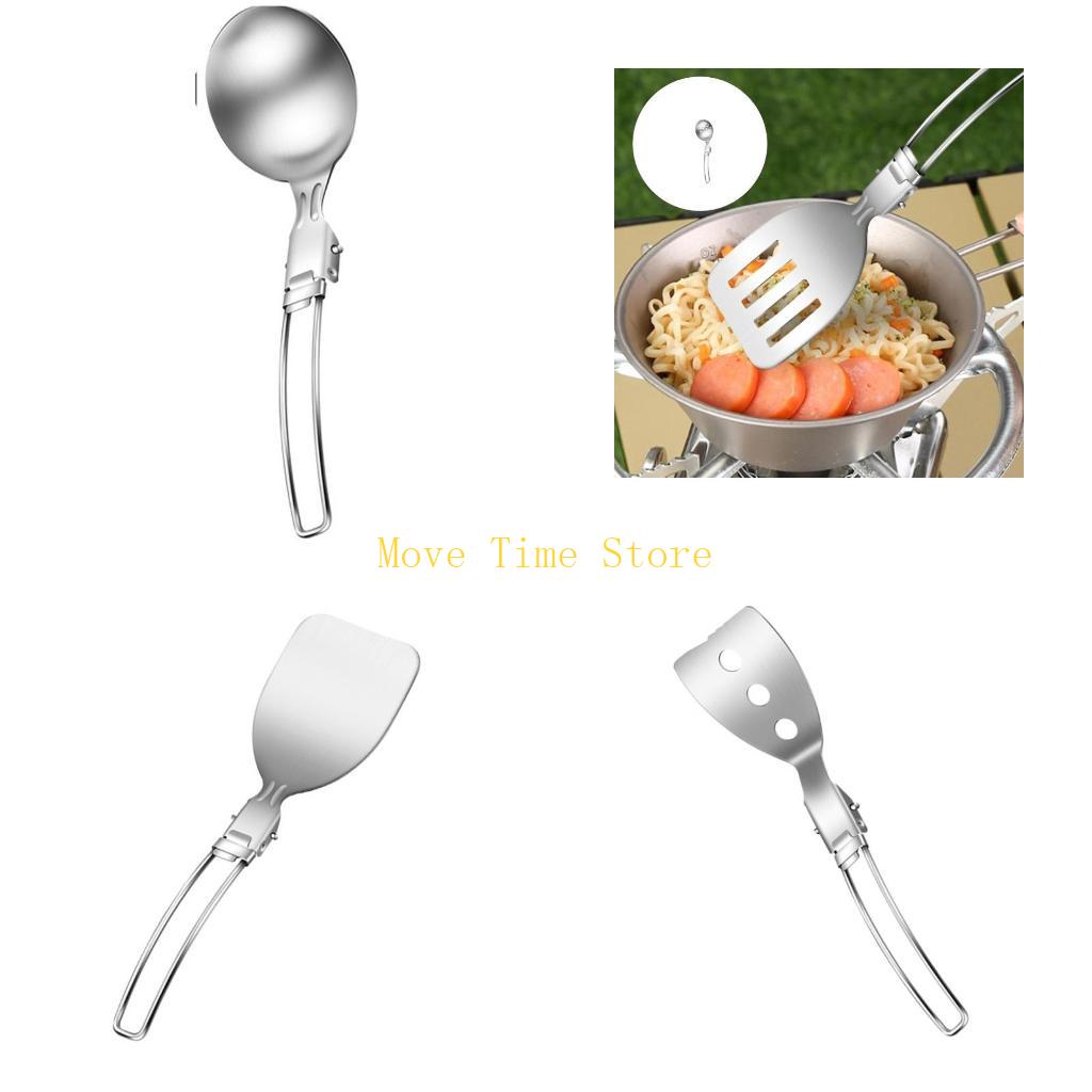 Camping Cooking Set For 4 - 92ME ชุดเครื่องมือแคมป์ปิ้งอเนกประสงค์หลายชุดแผนไม่ทำให้เสื่อมเสียยืดหยุ่นสำหรับการทำอาหารกลางแจ้งอุปกรณ์เดินป่าบางหนาแน่น