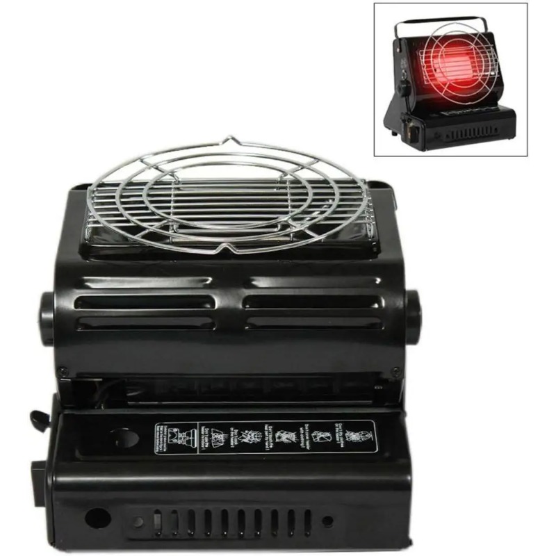 Camping Cooking Materials - เครื่องทําความร้อนแก๊ส เครื่องทําความร้อนตั้งแคมป์อเนกประสงค์ เตาอบแก๊สแบบพกพา เครื่องทําความร้อน ทําอาหาร