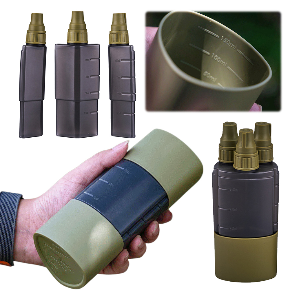 Camping Cooking Pack - 3 In 1 Outdoor Camping เครื่องปรุงรสขวด