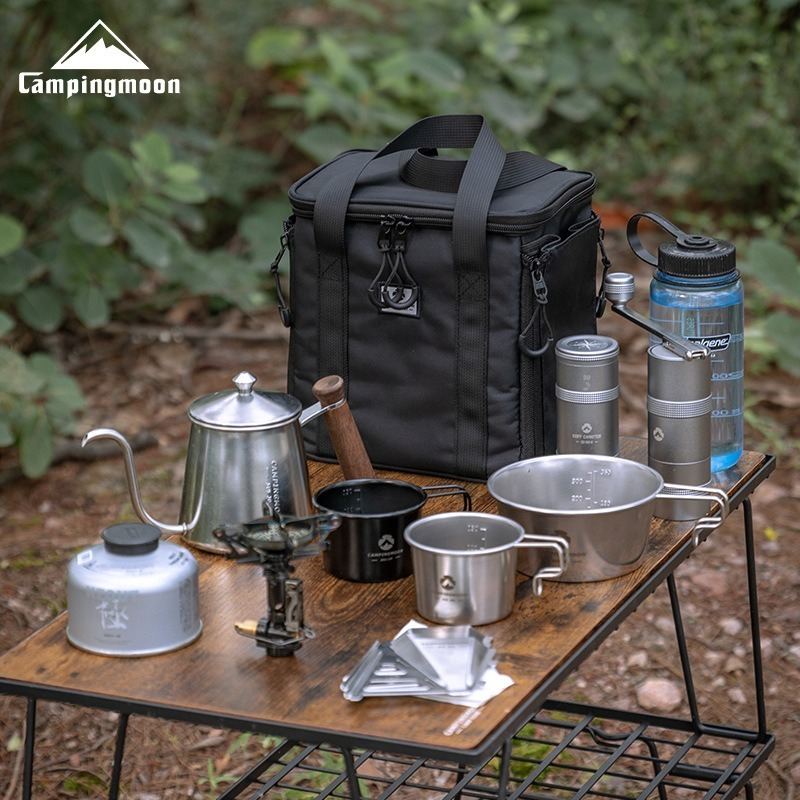 Camping Cooking Bag - CAMPINGMOON BKXD-5F-B เตาแก๊สขนาดเล็กถังแก๊สแคมป์ปิ้งกาแฟอุปกรณ์กระเป๋าเก็บกระเป๋าอเนกประสงค์กระเป๋าขยาย