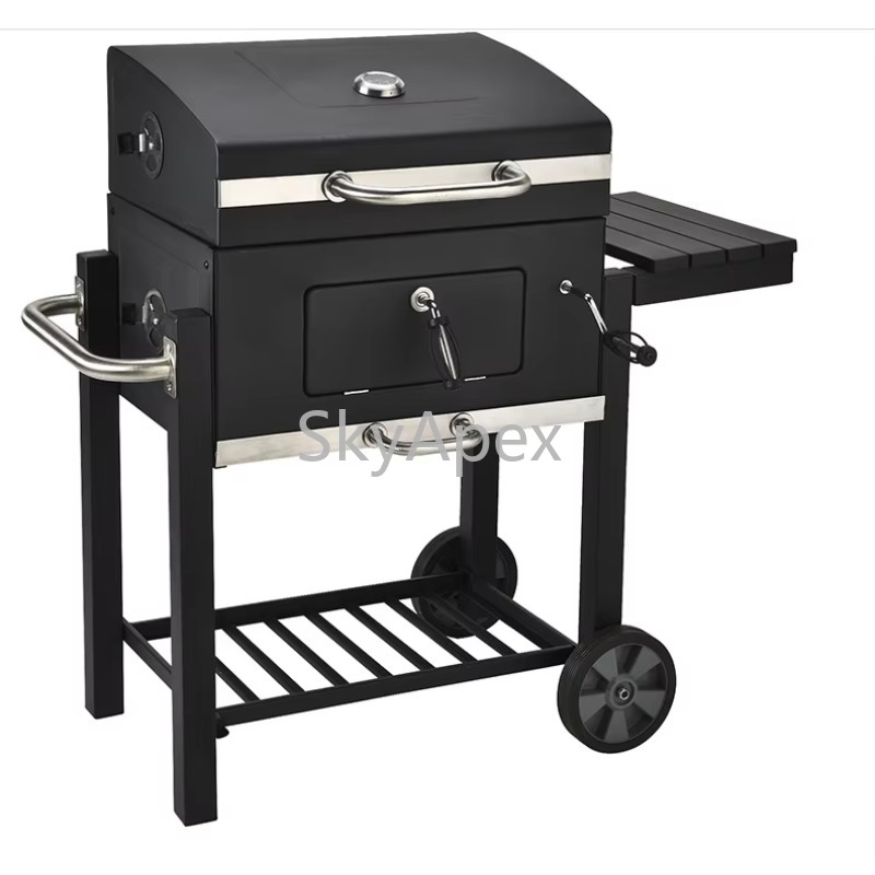 รถเข็นปิ้งย่างถ่านสำหรับใช้กลา - Camping Cooking Easy บทวิจารณ์และราคา