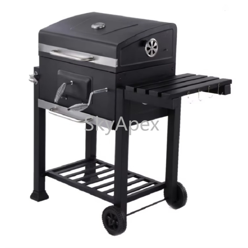 รถเข็นปิ้งย่างถ่านสำหรับใช้กลา - Camping Cooking Easy บทวิจารณ์และราคา