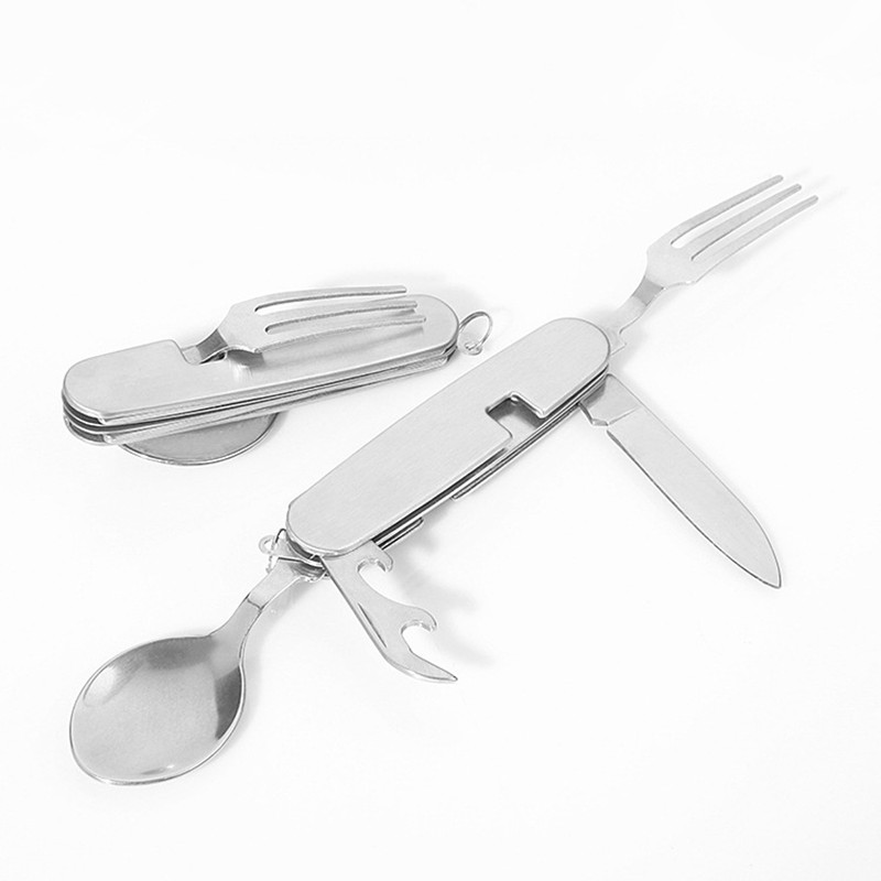 4ใน1ชุด Camping อุปกรณ์ทำอาหาร - Camping Cooking Set For 4 บทวิจารณ์และราคา