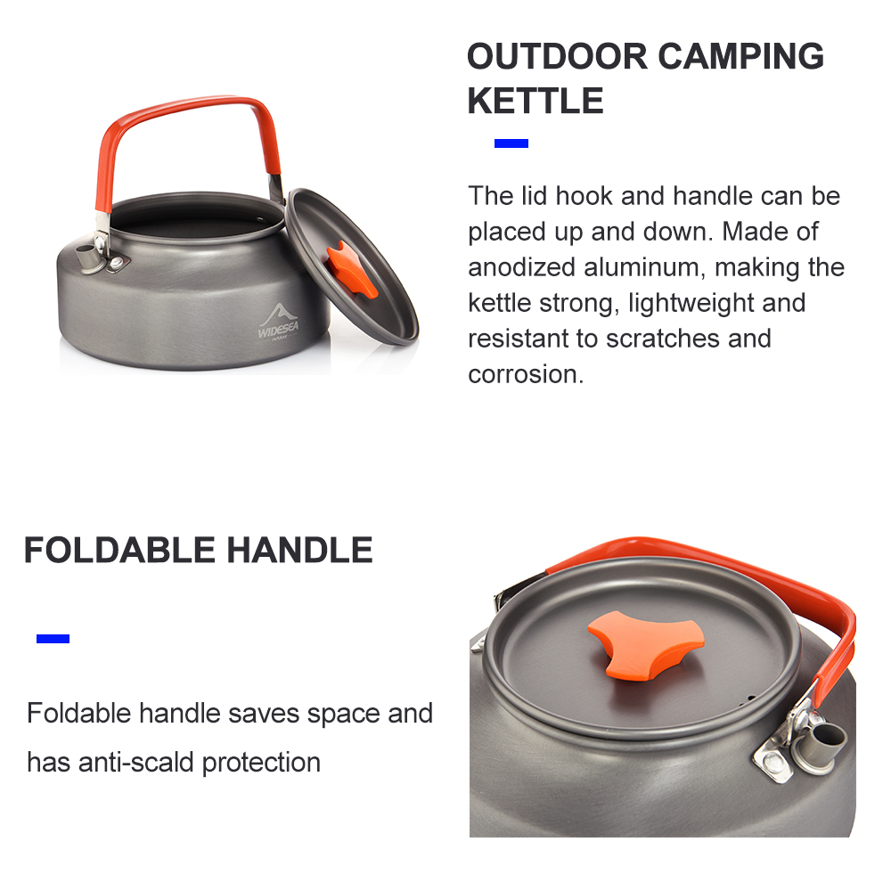 Widesea 1.1L 2L1.5L Camping กา - Camping Cooking Full Set บทวิจารณ์และราคา