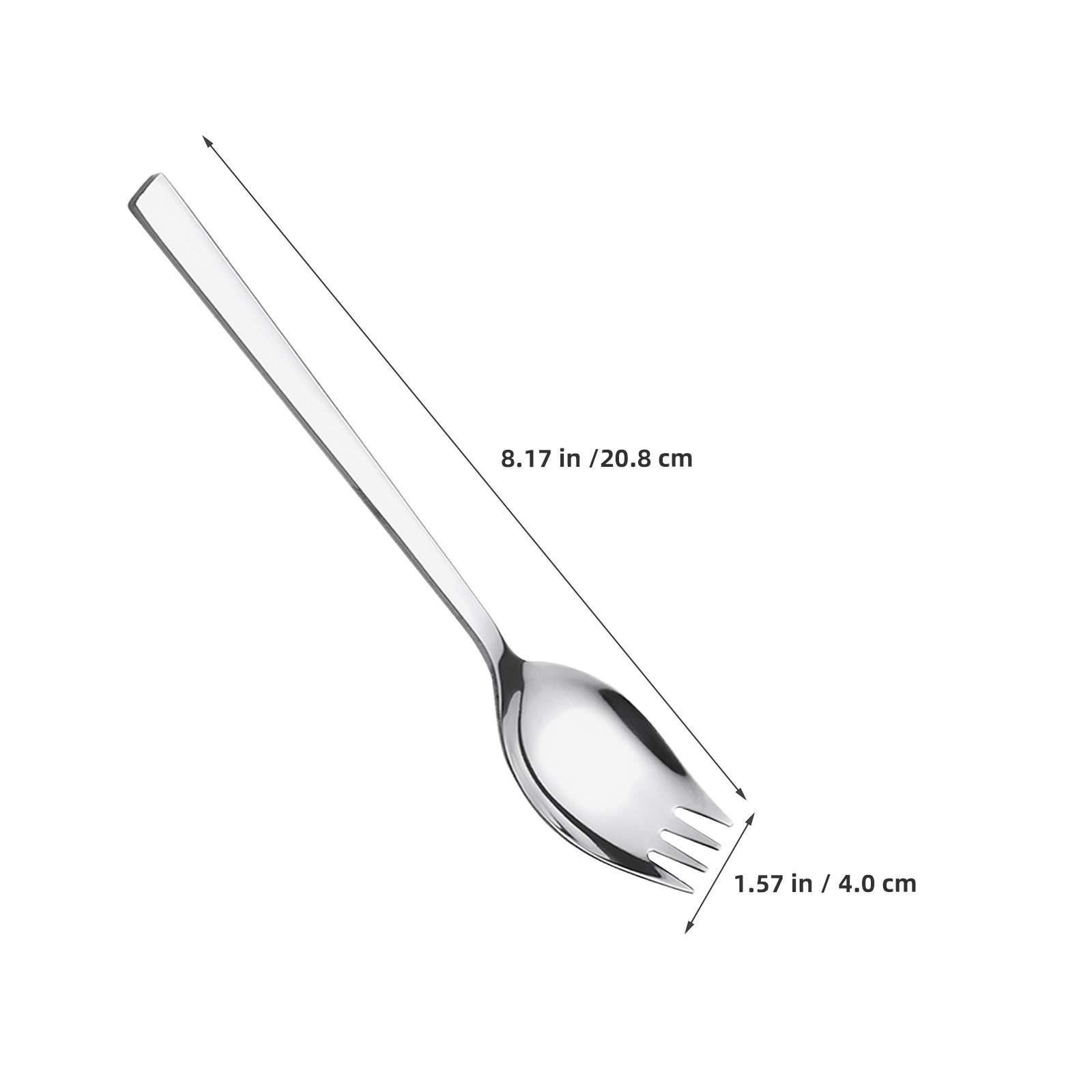 ชุดช้อนส้อมสแตนเลส 4 ชิ้น ด้าม - Camp Spork Set บทวิจารณ์และราคา