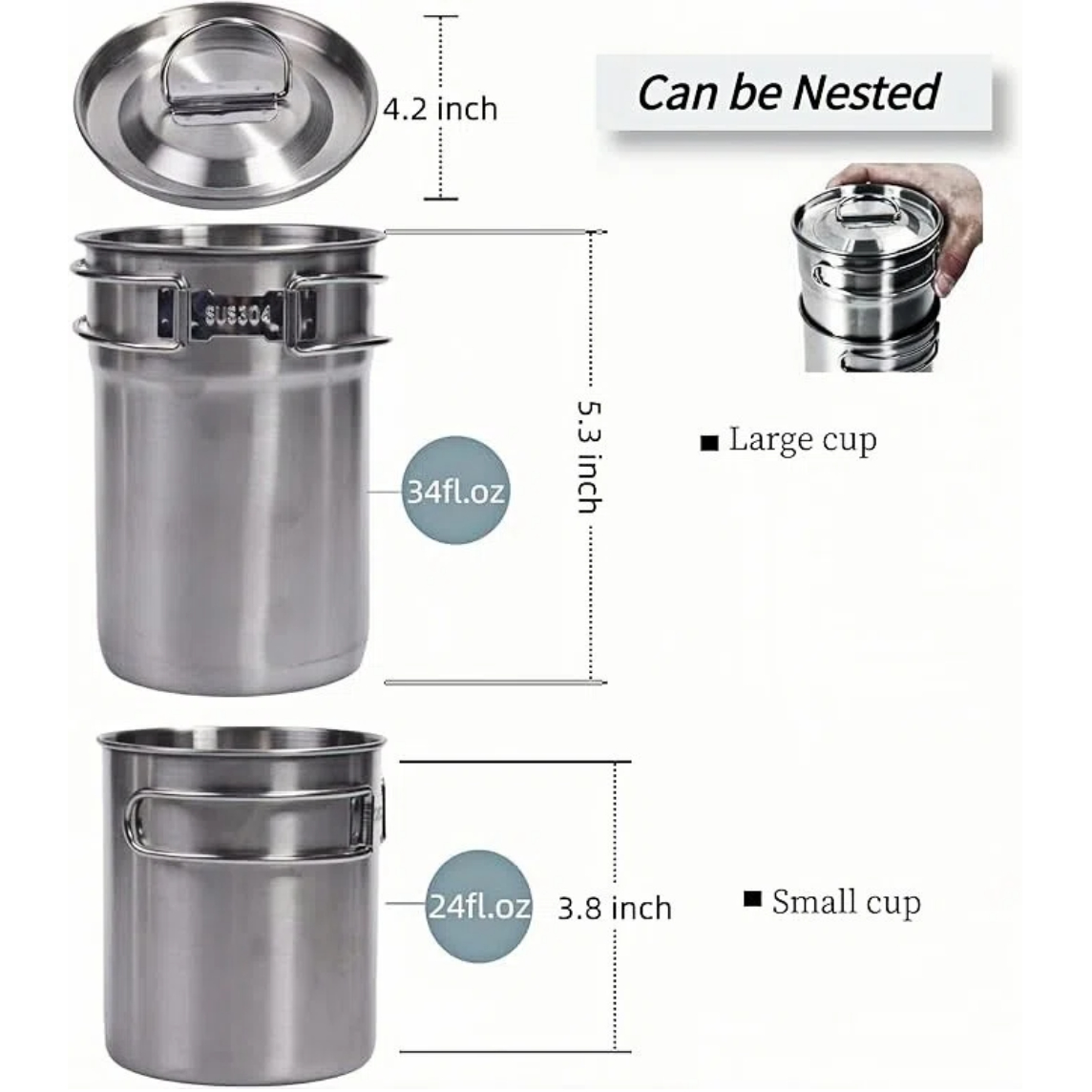 แก้วพับได้สำหรับแคมป์ปิ้ง หม้อ - Camping Cooking Bag บทวิจารณ์และราคา