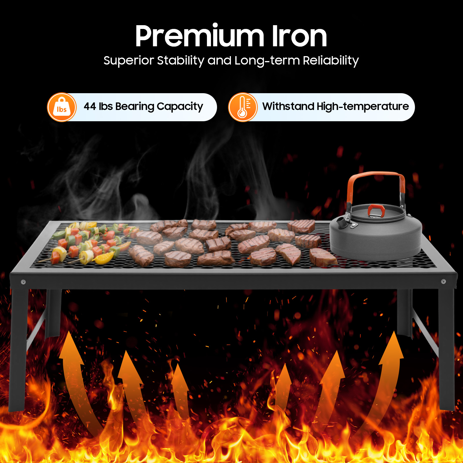 เตาปิ้งย่างแคมป์ไฟ, ชุดบาร์บีค - Camping Cooking Set Compact บทวิจารณ์และราคา