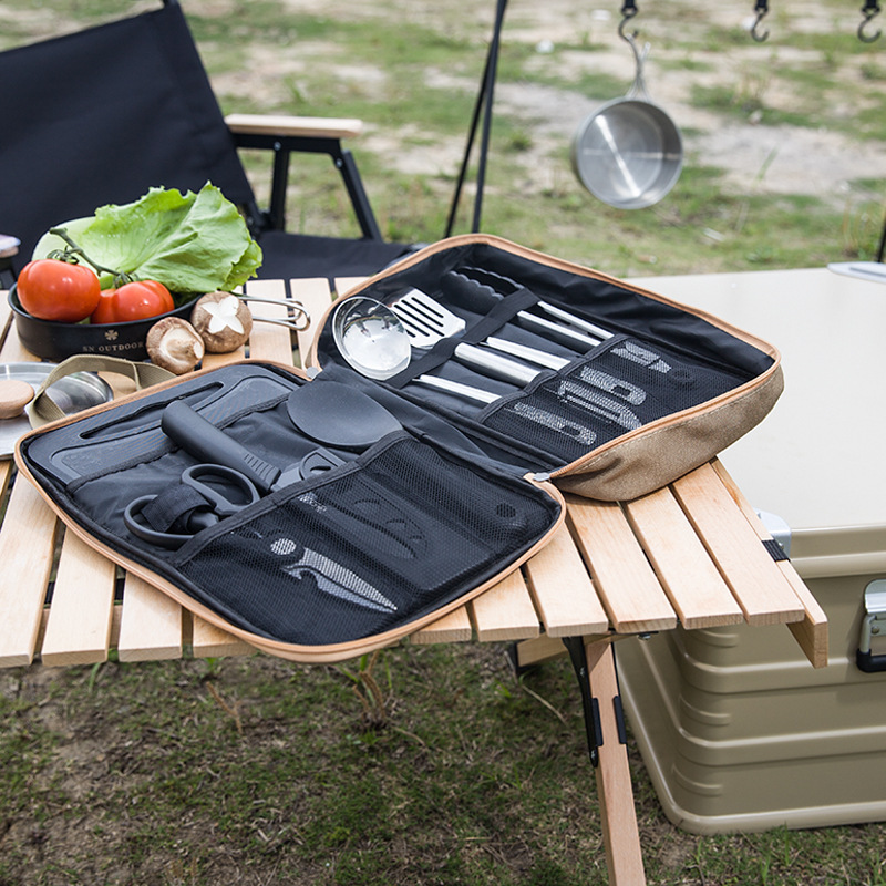 ชุดเครื่องครัวแคมป์ปิ้ง 8 ชิ้น - Camping Cooking Full Set บทวิจารณ์และราคา