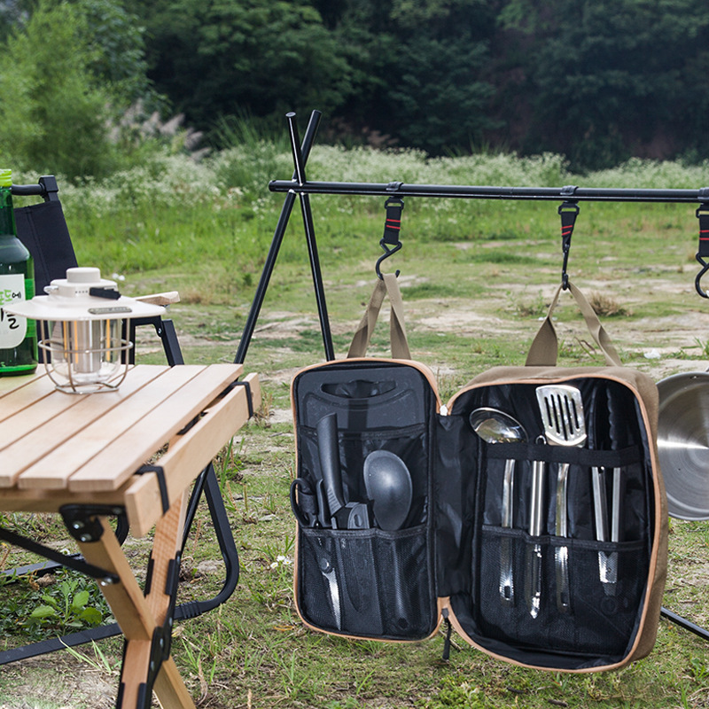 ชุดเครื่องครัวแคมป์ปิ้ง 8 ชิ้น - Camping Cooking Full Set บทวิจารณ์และราคา