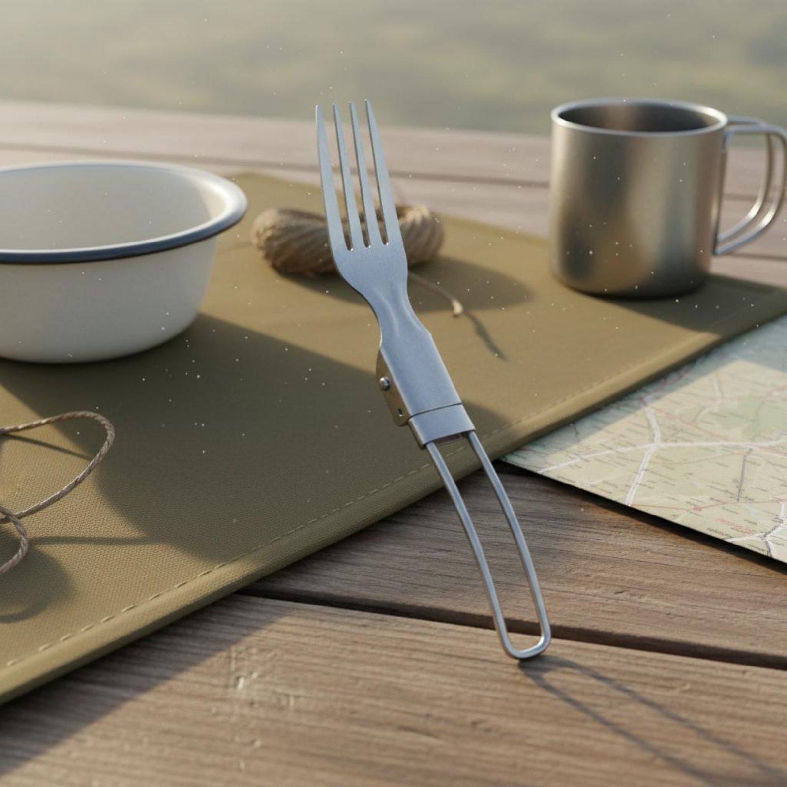ชุดช้อนส้อมพับได้ ชุดภาชนะสแตน - Camping Cooking Set Compact บทวิจารณ์และราคา