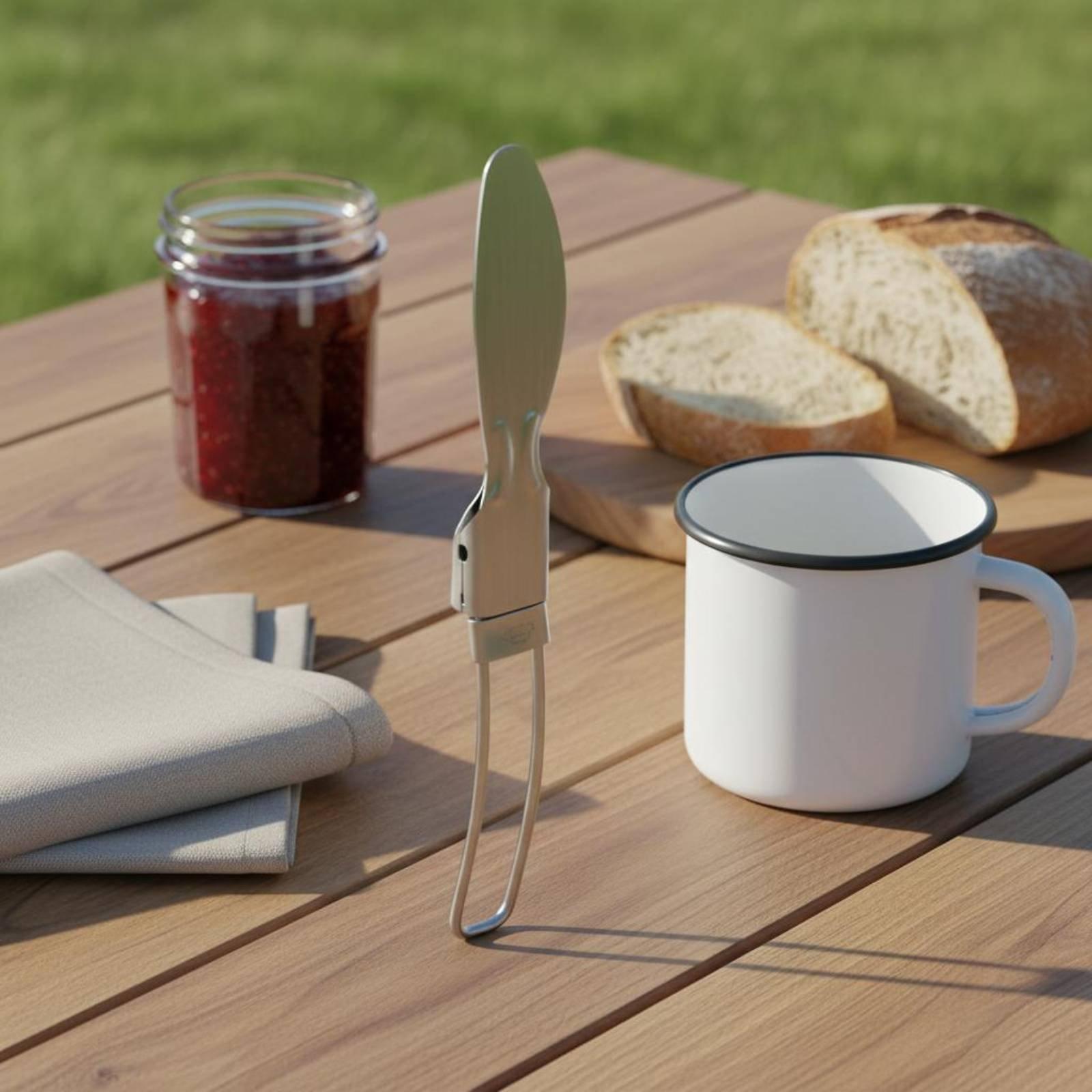 ชุดช้อนส้อมพับได้ ชุดภาชนะสแตน - Camping Cooking Set Compact บทวิจารณ์และราคา
