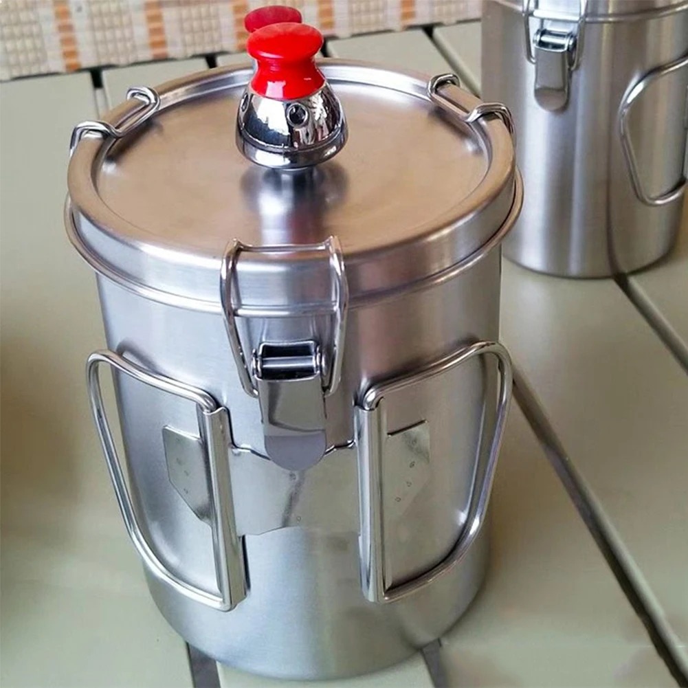 หม้ออัดแรงดันขนาดเล็กน้ำหนักเบ - Camping Cooking Set Compact บทวิจารณ์และราคา