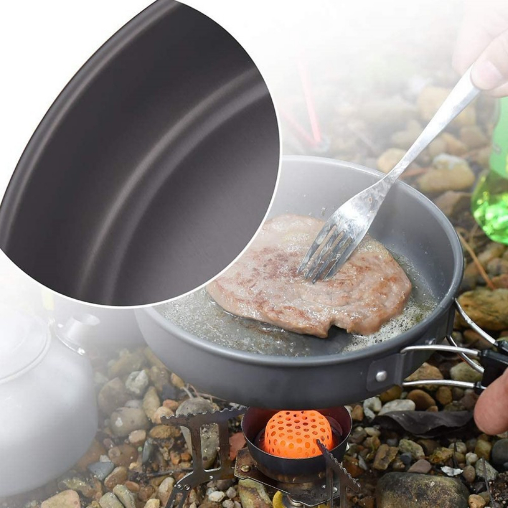 ชุดเครื่องครัวแคมป์ปิ้งอลูมิเน - Camping Cooking Easy บทวิจารณ์และราคา
