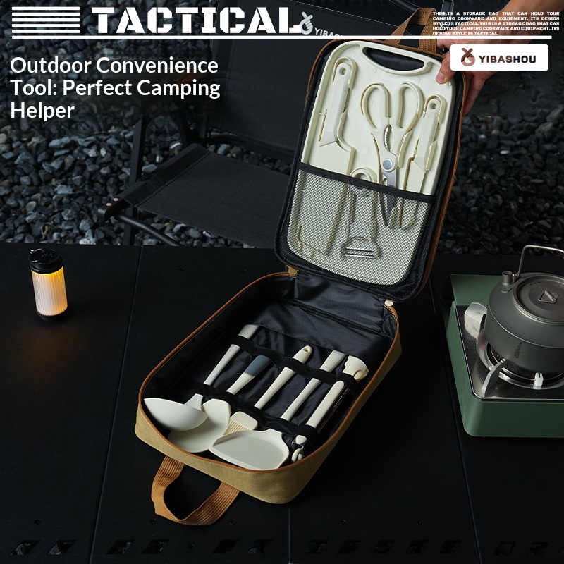 ชุดเครื่องครัวแคมป์ปิ้งแบบพกพา - Camping Cooking Pack บทวิจารณ์และราคา