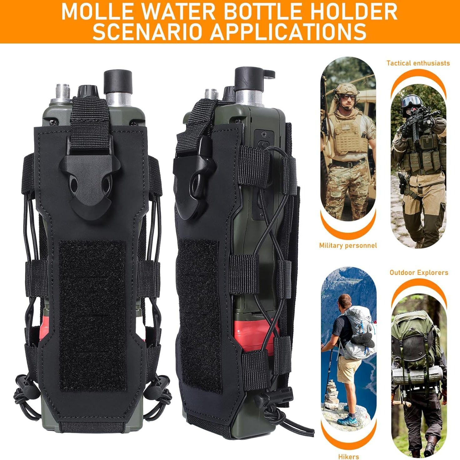 กระเป๋าใส่ขวดน้ำแบบ Molle  ซอง - Camping Cooking Bag บทวิจารณ์และราคา