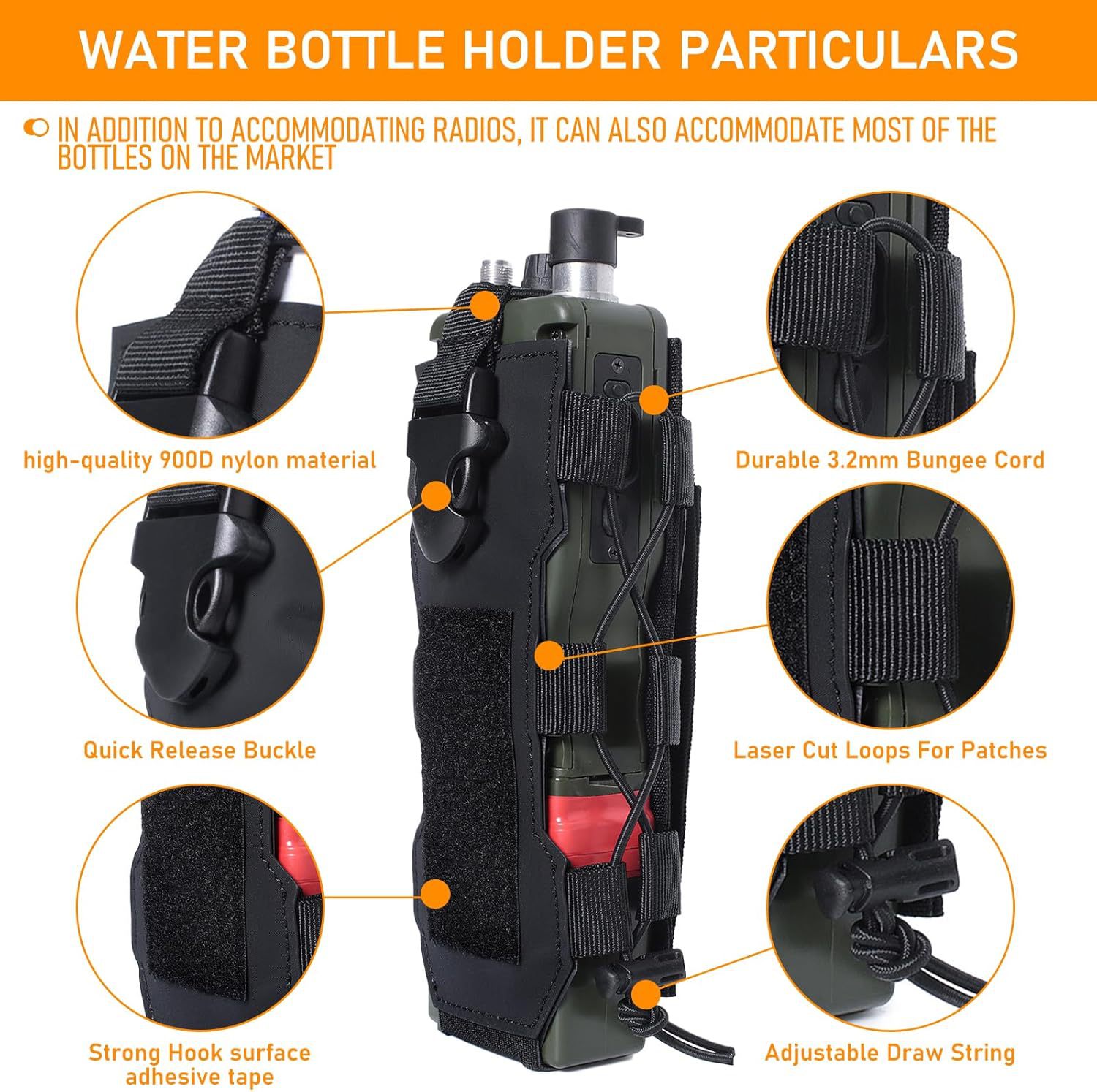 กระเป๋าใส่ขวดน้ำแบบ Molle  ซอง - Camping Cooking Bag บทวิจารณ์และราคา