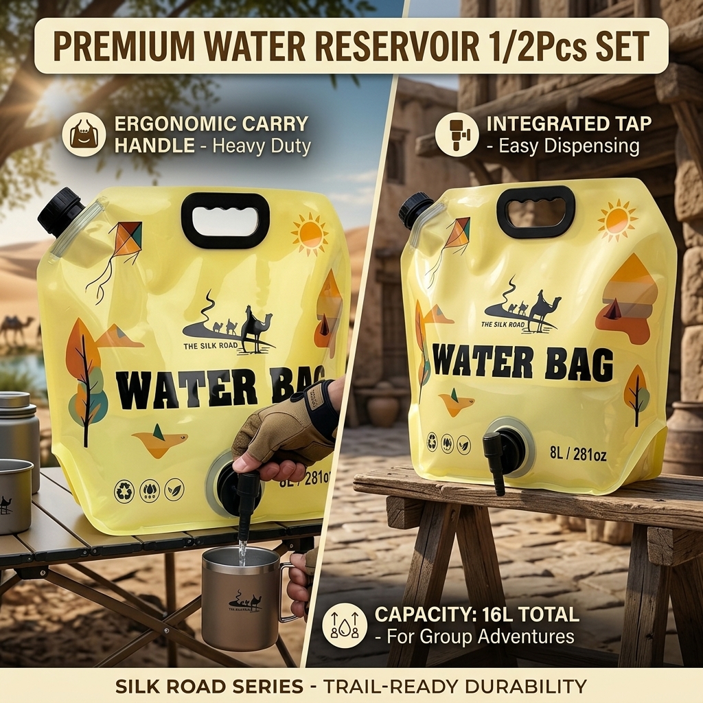 1/2 ชิ้น ถุงน้ำพับได้สำหรับตั้ - Camping Cooking Bag บทวิจารณ์และราคา