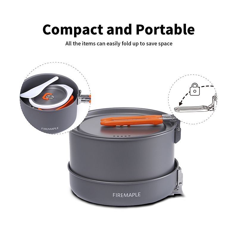 ชุดเครื่องครัว Fire Maple 4-5  - Camping Cooking Set For 4 บทวิจารณ์และราคา