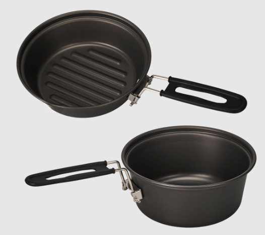 ชุดเครื่องครัวแคมป์ปิ้งอลูมิเน - Camping Cooking Set With Kettle บทวิจารณ์และราคา