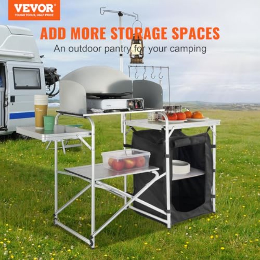 โต๊ะครัวแคมป์ปิ้งแบบพับได้ พร้ - Camping Cooking Bag บทวิจารณ์และราคา