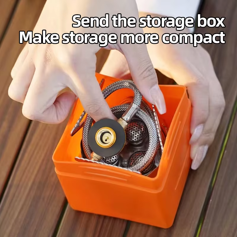 เตาแก๊สแบบสามหัวแบบพกพาสำหรับต - Camping Cooking Full Set บทวิจารณ์และราคา
