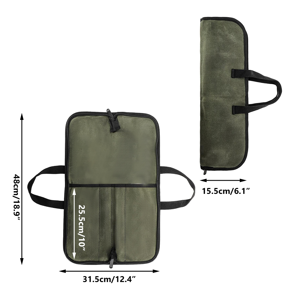 กระเป๋าใส่มีดผ้าแคนวาสเคลือบแว - Camping Cooking Bag บทวิจารณ์และราคา