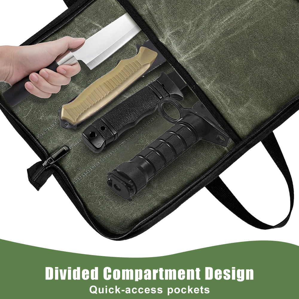 กระเป๋าใส่มีดผ้าแคนวาสเคลือบแว - Camping Cooking Bag บทวิจารณ์และราคา