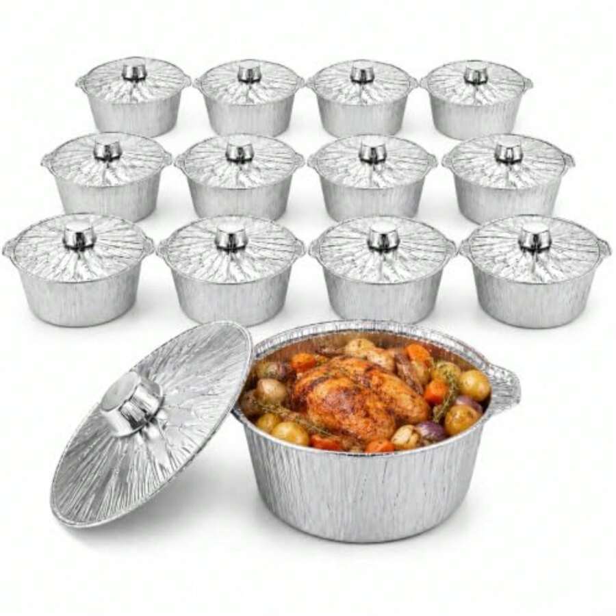 ชุดหม้อใช้แล้วทิ้งพร้อมฝาปิด 1 - Camping Cooking Pack บทวิจารณ์และราคา
