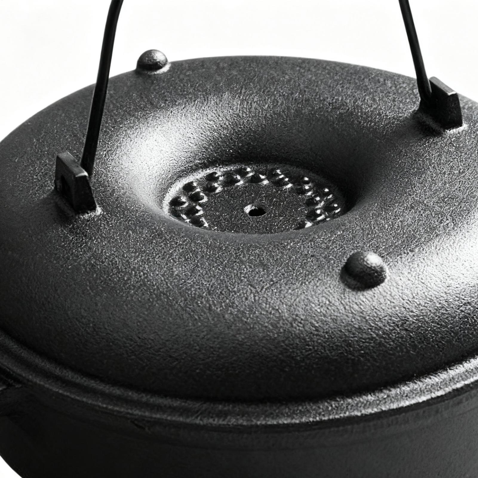 หม้อเหล็กหล่อแบบมีหูจับ สำหรับ - Camping Cooking Ovens บทวิจารณ์และราคา