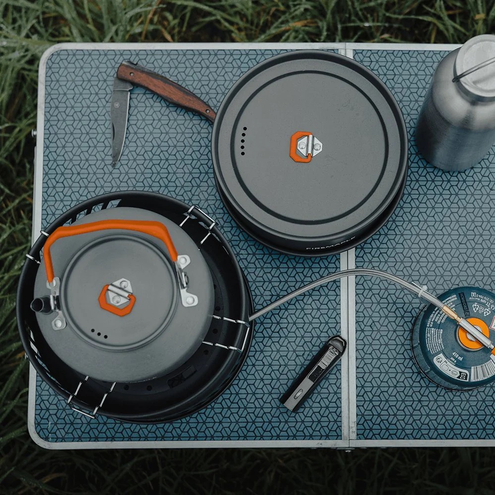 ชุดทำอาหารเมเปิ้ลไฟ set Alat m - Camping Cooking On Fire บทวิจารณ์และราคา