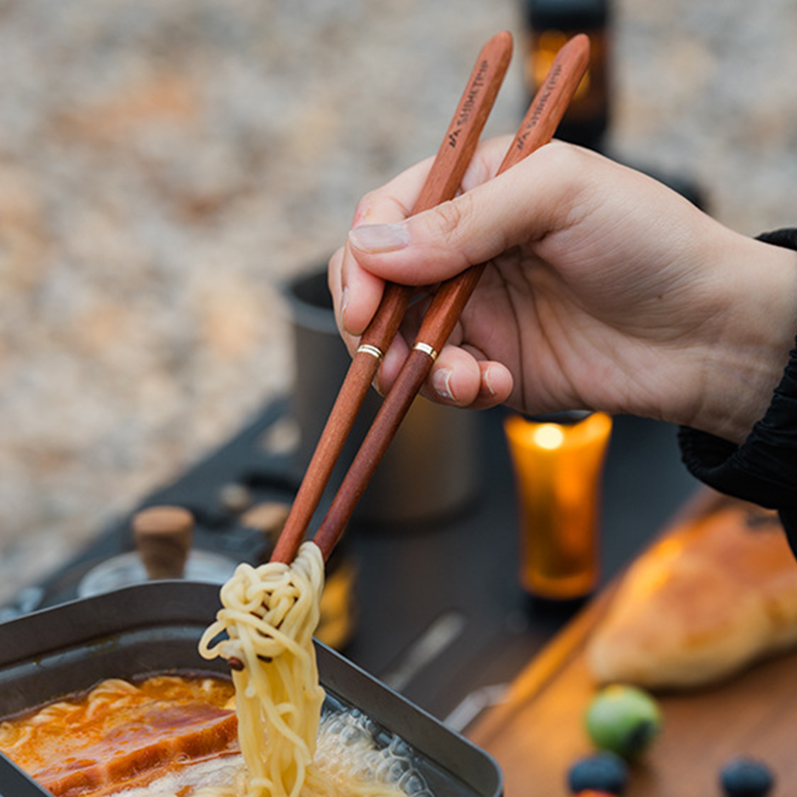 ชุดอุปกรณ์ตั้งแคมป์ไทเทเนียม น - Camping Cooking Set Compact บทวิจารณ์และราคา