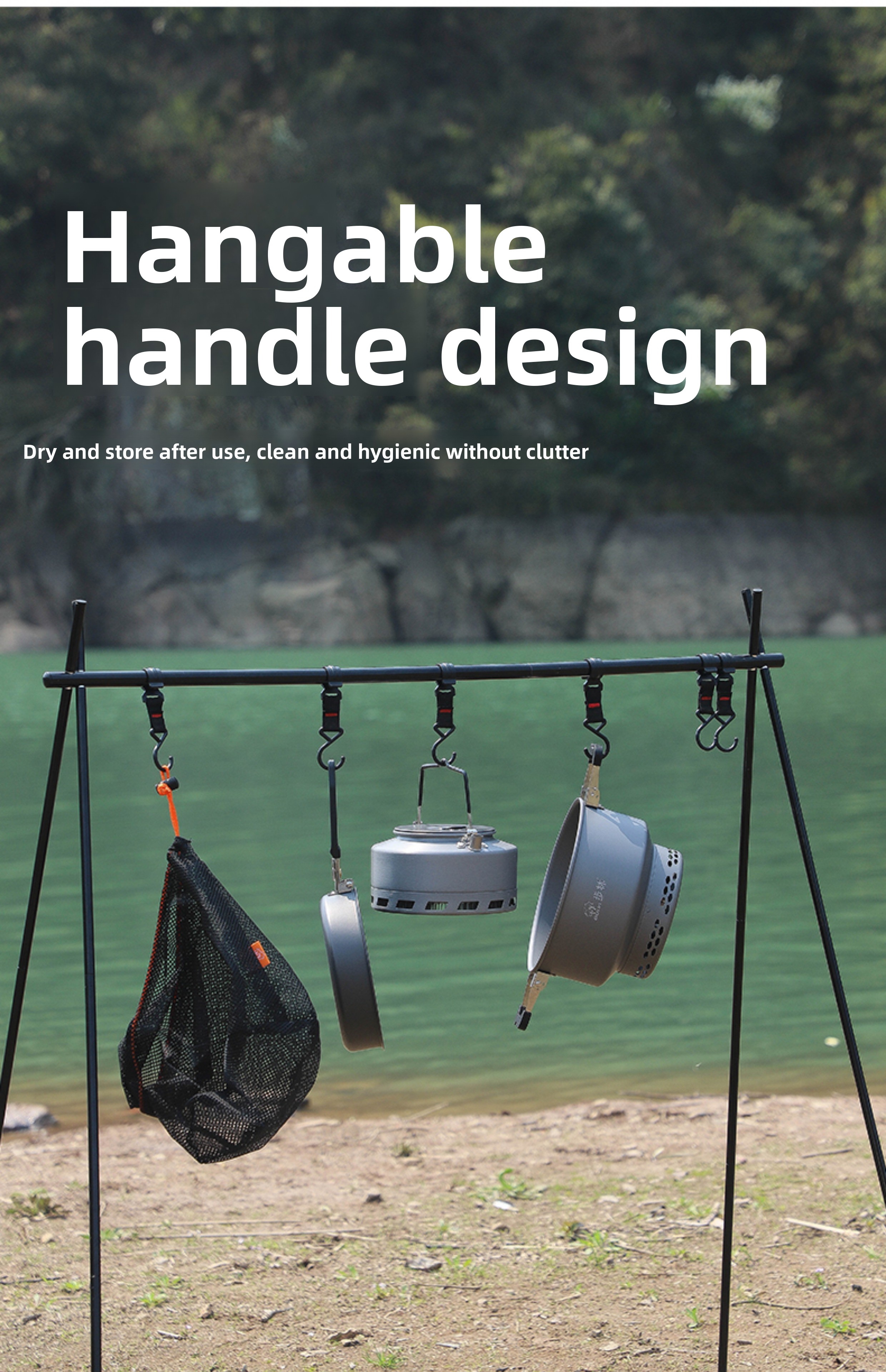 ชุดอุปกรณ์ปิกนิกกลางแจ้งแบบพกพ - Camping Cooking Full Set บทวิจารณ์และราคา