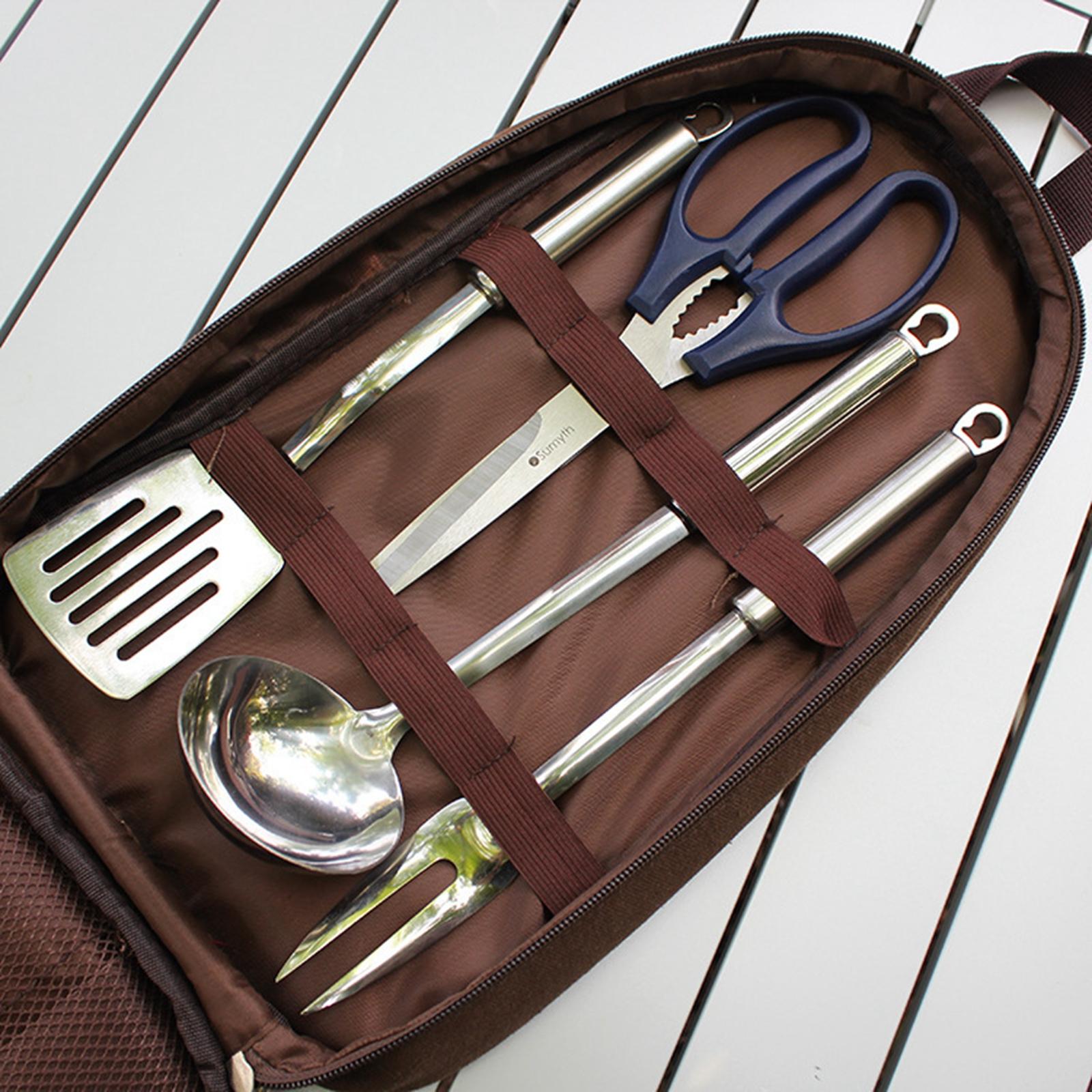 ชุดเครื่องครัว7ชิ้นสำหรับตั้งแ - Camping Cooking Pack บทวิจารณ์และราคา
