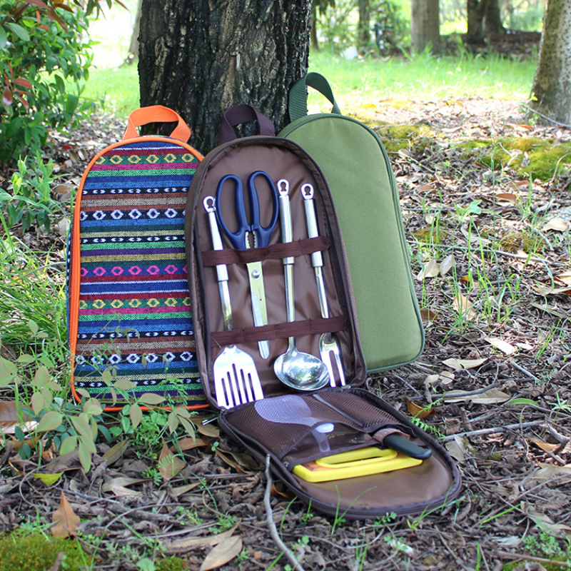 ชุดเครื่องครัว7ชิ้นสำหรับตั้งแ - Camping Cooking Pack บทวิจารณ์และราคา