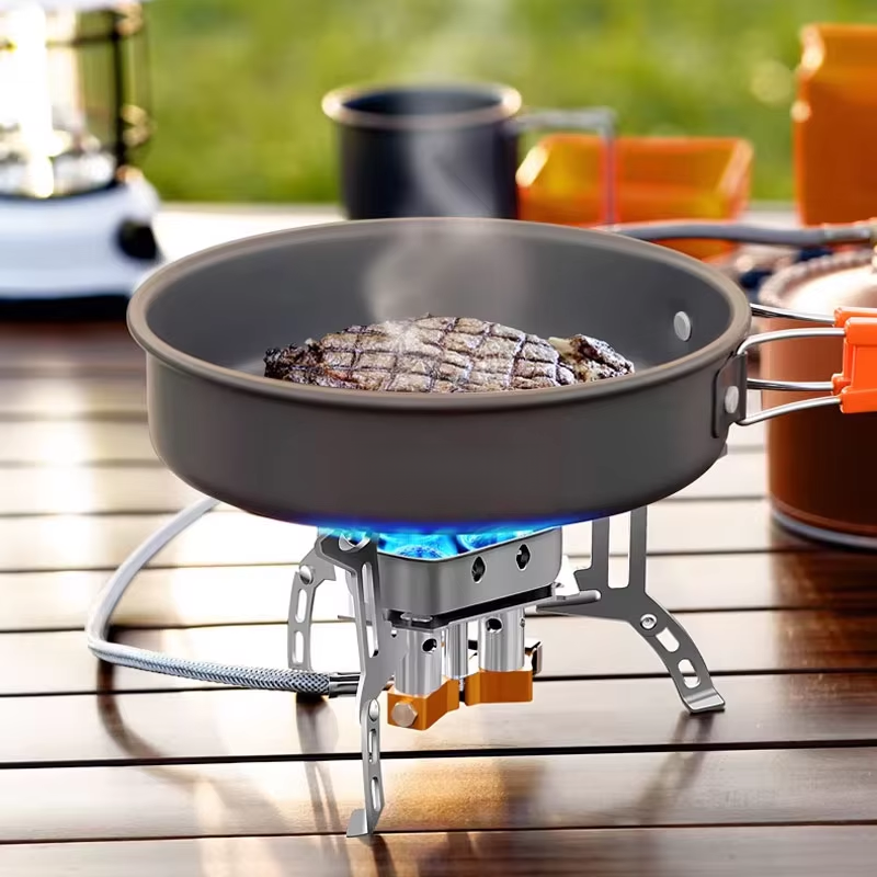 เตาแก๊สแบบพกพา 3 หัวเตา พับเก็ - Camping Cooking Easy บทวิจารณ์และราคา