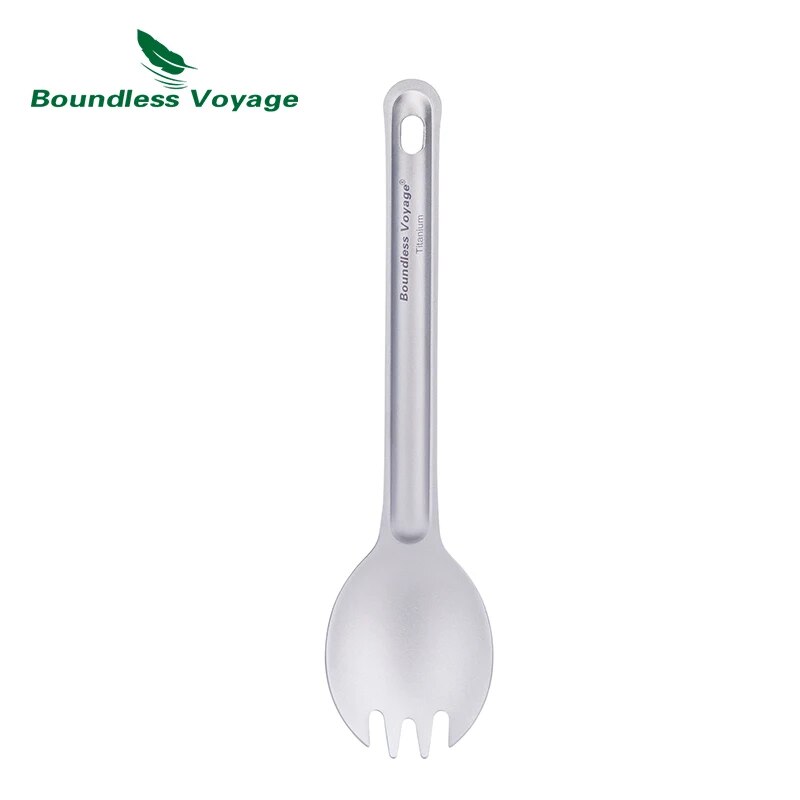 Boundless Voyage ไทเทเนียมช้อน - Camp Spork Set บทวิจารณ์และราคา