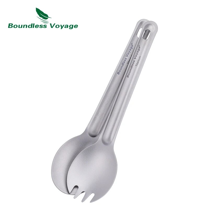 Boundless Voyage ไทเทเนียมช้อน - Camp Spork Set บทวิจารณ์และราคา