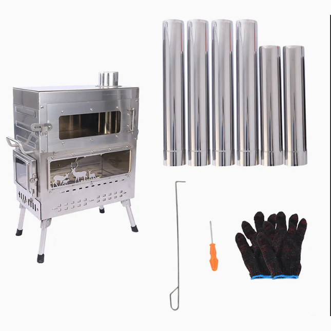 เตาแคมป์ปิ้งสแตนเลสเกรดพรีเมีย - Camping Cooking Ovens บทวิจารณ์และราคา