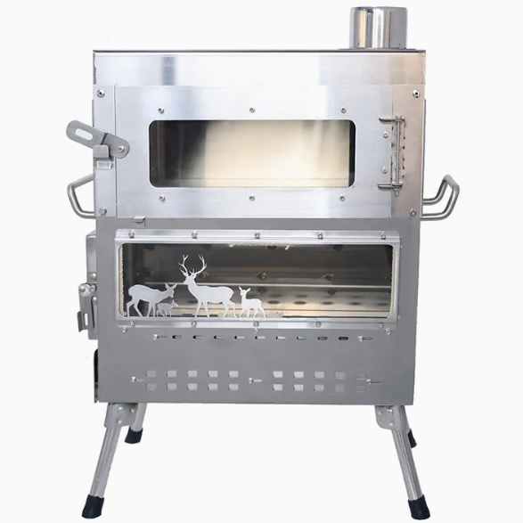 เตาแคมป์ปิ้งสแตนเลสเกรดพรีเมีย - Camping Cooking Ovens บทวิจารณ์และราคา