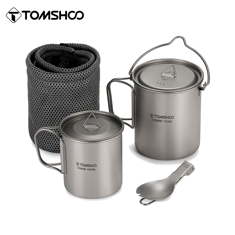 Tomshoo 3 PCS ชุดเครื่องครัวไท - Camp Spork Set บทวิจารณ์และราคา