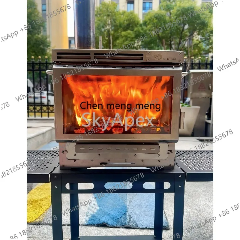 เตาเผาไม้สแตนเลสทนทาน a38 สำหร - Camping Cooking Materials บทวิจารณ์และราคา