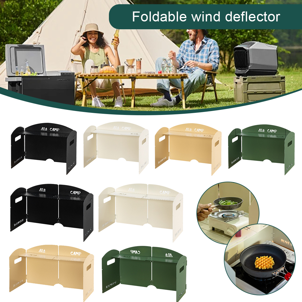ตะแกรงกันลมสำหรับเตาแก๊สแบบพับ - Camping Cooking Easy บทวิจารณ์และราคา