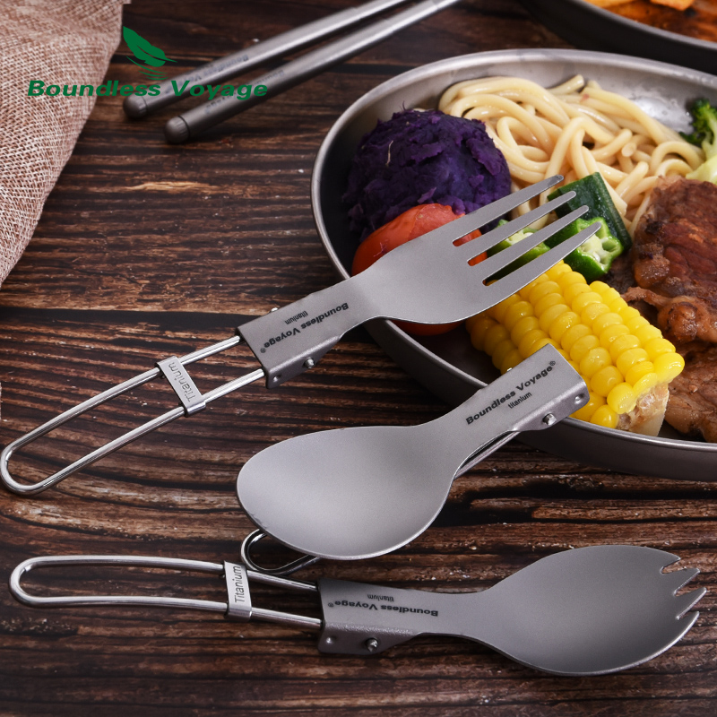 Boundless Voyage Titanium Camp - Camp Spork Set บทวิจารณ์และราคา