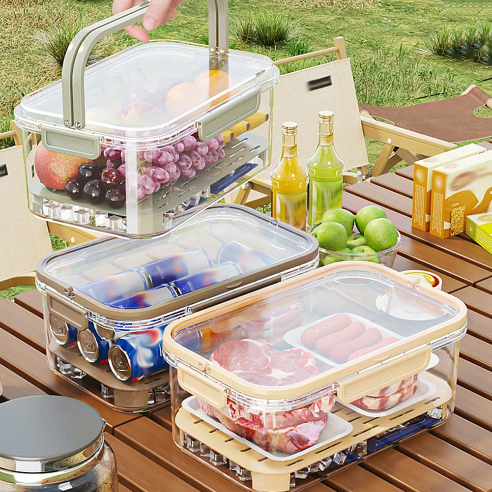 ภาชนะเก็บอาหารแบบพกพาขนาดใหญ่ค - Camping Cooking Food บทวิจารณ์และราคา