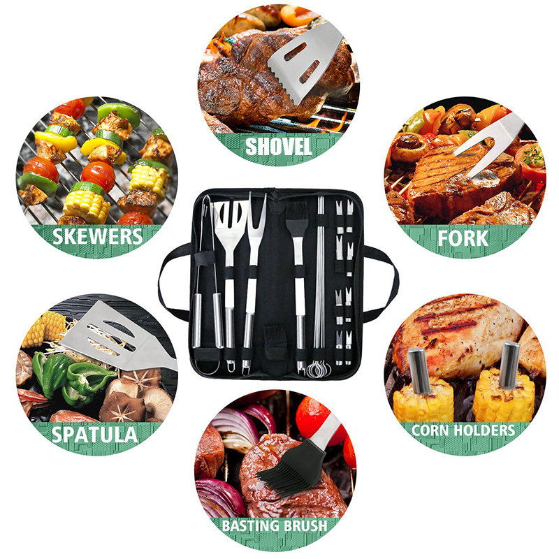 ชุดเครื่องมือบาร์บีคิวย่างบาร์ - Camping Cooking Set For 4 บทวิจารณ์และราคา