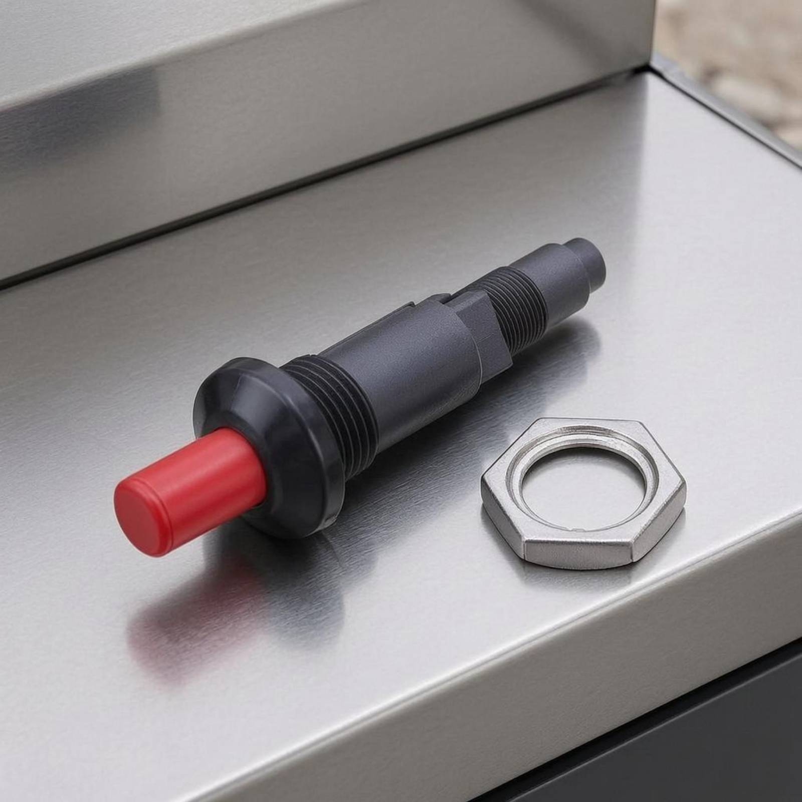 ปุ่มกดจุดไฟแบบ Piezo Spark สำห - Camping Cooking Ovens บทวิจารณ์และราคา