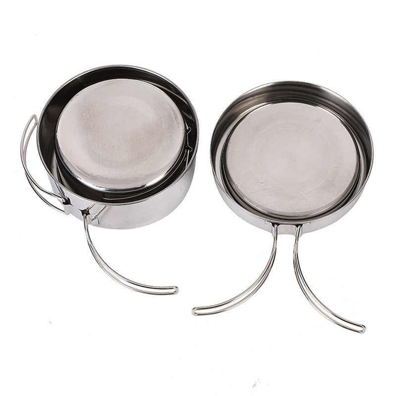 ชุดเครื่องครัวแคมป์ปิ้งสแตนเลส - Camping Cooking Set For 4 บทวิจารณ์และราคา
